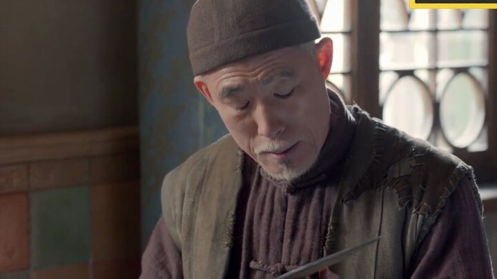 The old man sharpening knives in the tavern is actually a hidden master. He can tell what the knife 