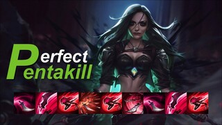 THE ULTIMATE Katarina MONTAGE - Perfect Pentakill Best Katarina Plays 2019 ( League of Legends )