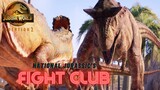 5 CARNOTAURUS vs 4 CRYOLOPHOSAURUS 🦖 FIGHT CLUB - Jurassic World Evolution 2 [4K60FPS]