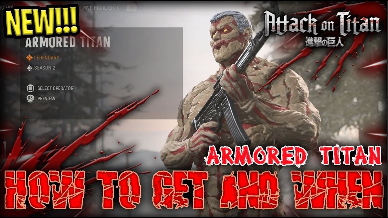 Attack on Titan Armored Titan Mastercraft Bundle Coming to Call of