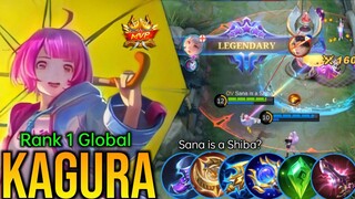 One Second Delete Build Top 1 Global Kagura Gameplay 2022 - MLBB