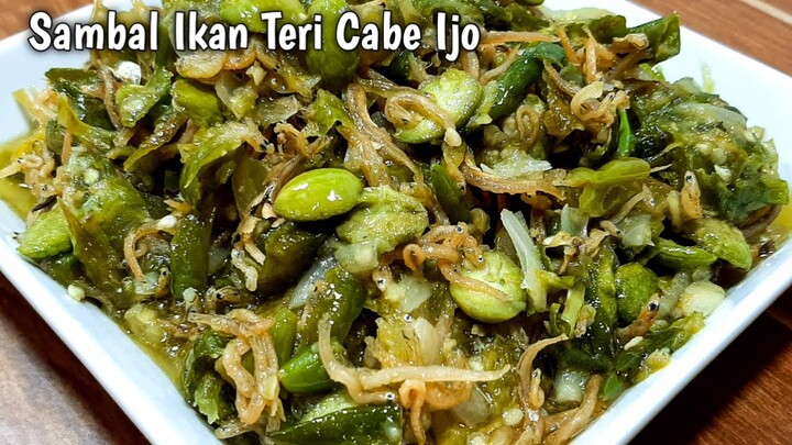 Masakan Simple & Sederhana || Resep Sambal Ikan Teri Cabe Ijo