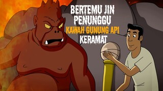 Bertemu Jin Penunggu Kawah Gunung Api Keramat - Kartun Hantu