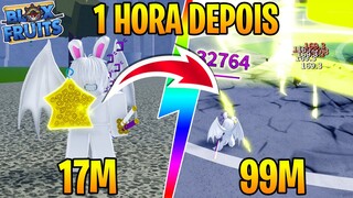 1 HORA Caçando BOUNTY de LIGHT no BLOX FRUITS!!!🌟