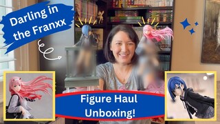 Figure Haul Unboxing from Darling in the Franxx! || Zero Two Uniform Version & Ichigo 1/7 scale