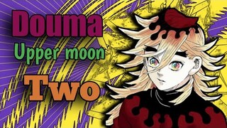 How strong is Douma Upper Moon 2 Origin Beautiful Demon Upper Rank 2 Doma Kimetsu no yaiba Hindi