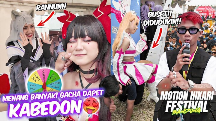 Gacha Dapet Kabedon dari Cosplayer KAWAII! Vlog Motion Hikari Festival 2024 -
