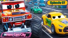 Hero Cars City (Episode 07) Garbage Truck Over Racing (Part 1)