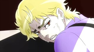 Dio is a weak and incompetent poor boy. Because of an accident, he fell in love with JOJO and saw th