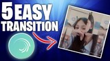 5 Easy transition in Alight Motion (Tutorial)