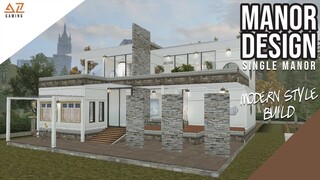 LifeAfter: Manor Design - Modern Style Villa Noailles | Tutorial + Blueprint