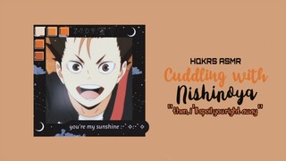 [Japanese ASMR | ENG SUB] Cuddling with Nishinoya (x Listener)