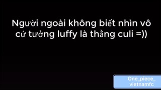 Người ngoài không biết nhìn vô cứ tưởng Luffy là thằng culi