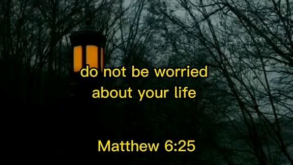 DO NOT WORRY ABOUT YOUR NEED! GOD PROVIDES!
