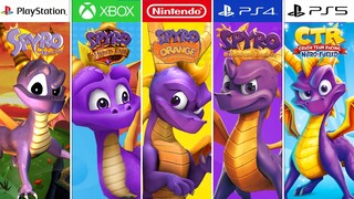 SPYRO THE DRAGON Game Evolution 1998 - 2022