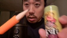 ASMR BRAINLICKER CANDY & WRITING ON YOUR FACE + INAUDIBLE WHISPERING