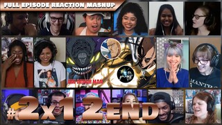 One Punch Man Season 2 Episode 12 [END] Reaction Mashup | ワンパンマン