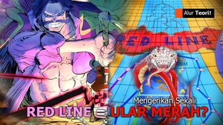 ROGER TAU RED LINE ITU ULAR RAKSASA MERAH BESAR MUNCUL DI ENDING ONE PIECE KARENA LUFFY & LOKI