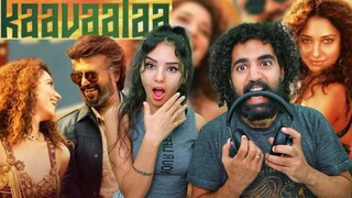 🇮🇳 REACTING TO JAILER - Kaavaalaa Lyric Video 🥵🔥 | Rajinikanth | Anirudh | Tamannaah (REACTION)