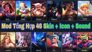 Hướng Dẫn Mod Tổng Hợp 46 Skin + Icon + Sound Mới Nhất Liên Quân 2019