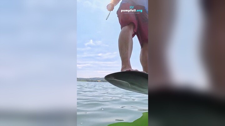 Lunch Break Glide in Slow Motion 🌊 | Pumpfoil | 无动力水翼板