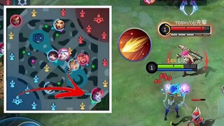 GOLD LANE SELENA VS TOP GLOBAL BEATRIX | Lian TV | Mobile Legends