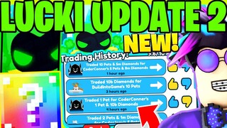 NOWY 🍀LUCKI UPDATE PART 2🍀 w PET SIMULATOR X! TRADE HISTORY, LUCKY BLOCKI, DOMINUS PETY! ROBLOX