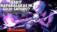 BAKIT KAYA NAPAKALAKAS NI GOJO?|"GOJO SATORU POWERS AND ABILITIES EXPLAINED"|JUJUTSU KAISEN(TAGALOG)