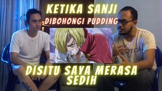 Masih teringat ketika sedihnya scene ini - Sanji di Whole Cake Island