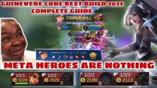 HOW TO USE GUINEVERE CORE COMPLETE GUIDE - EMBLEM SET - BEST BUILD - FILIPINO VOICE TUTORIAL - MLBB