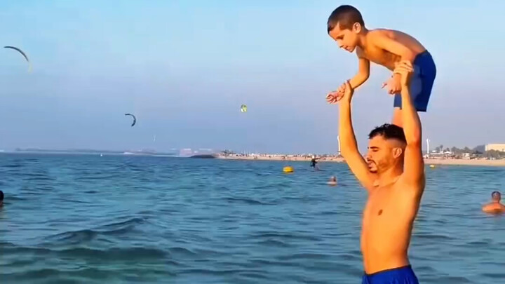 When Dad is with the kids.