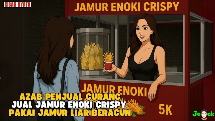 AZAB PENJUAL CURANG JUAL JAMUE ENOKI CRISPY PAKAI JAMUR LIAR BERACUN  ANIMAS