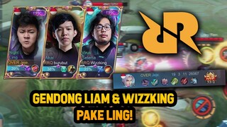 GENDONG RRQ LIAM DAN RRQ WIZZKING PAKE LING ! AUTO GORENG GORENG - Mobile Legends