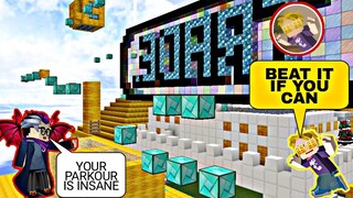 🔴BEATING INSANE PARKOUR OF TYLERBANKS 😱-BLOCKMAN GO SKYBLOCK