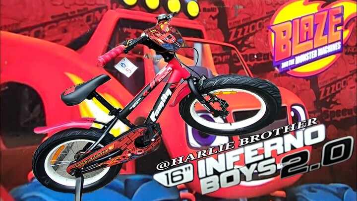 SEPEDA BMX FAMILY INFERNO BOYS 2.0 BARU DENGAN KARAKTER BLAZE