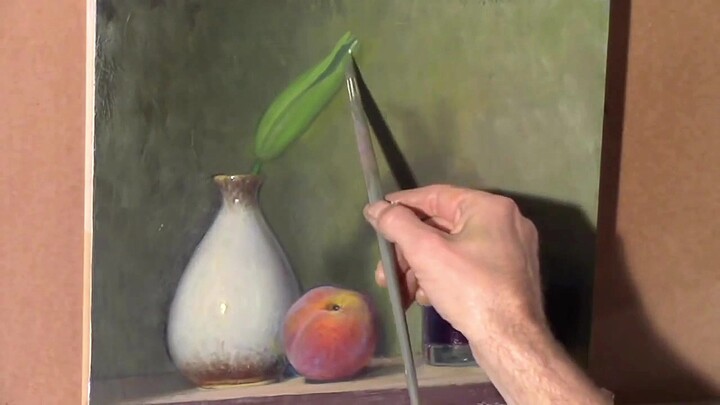 【Oil Painting】I just drank some water, what happened???