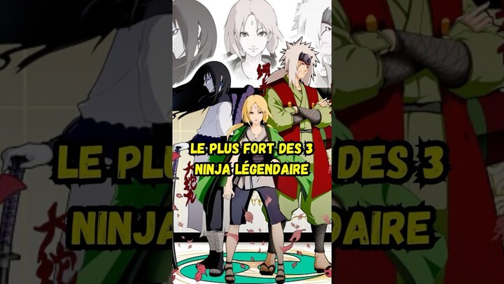 Qui est le plus fort des 3 ninja légendaire de Konoha dans Naruto ? #naruto #anime #manga #boruto