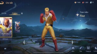 Liên Quân Mobile - Review Skin Raz Thám Hiểm