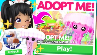 *IT'S HERE* JELLYFISH +3 AUSSIE PETS in ADOPT ME UPDATE (roblox)
