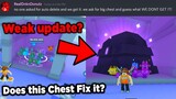 Pet Simulator X Players Got MAD Over WEAK Update but then they added a New Chest