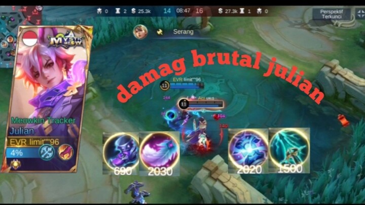 damage brutal Julian parah🔥