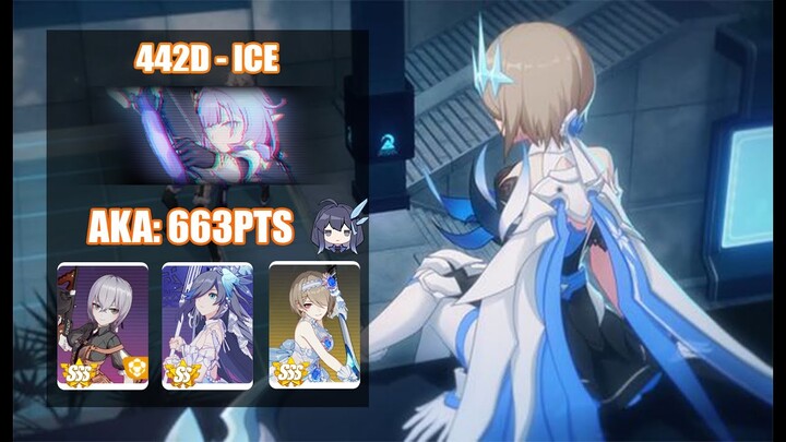 Nirvana 442D ; Elysia(Ice) 663Pts ; AKA 3S [Honkai Impact 3]
