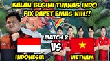 TIMNAS INDONESIA VS VIETNAM! GA NGERTI LAGI DRAFTPICK TIM INDO TERLALU GENIUS - Match 2