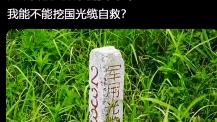 If I were kidnapped by human traffickers and taken to a mountainous area, could I dig up a national 