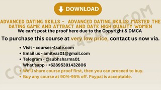 Advanced Dating Skills –  Advanced Dating Skills: Master The Dating Game And Attract And Date High Q