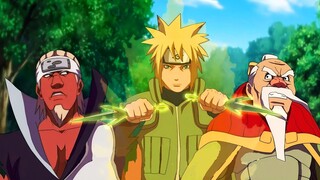 Minato made Konoha Win !!! Minato defeated Raikage and Kazekage in the 3rd Shinobi World War