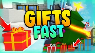 How to get GIFTS FAST!! in Roblox Islands (Skyblock)