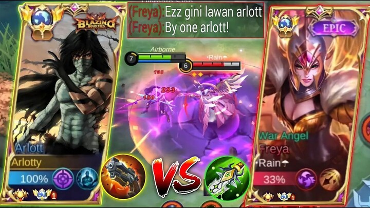 AKHIRNYA ADA JUGA LAWAN YANG SETARA SAMA ARLOTT!  ARLOTT VS FREYA JANGAN SALAH PILIH ITEM!!