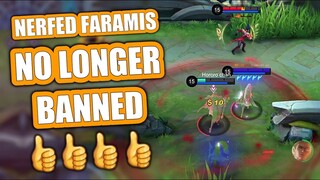 NERFED FARAMIS IS NO LONGER BAN WORTHY