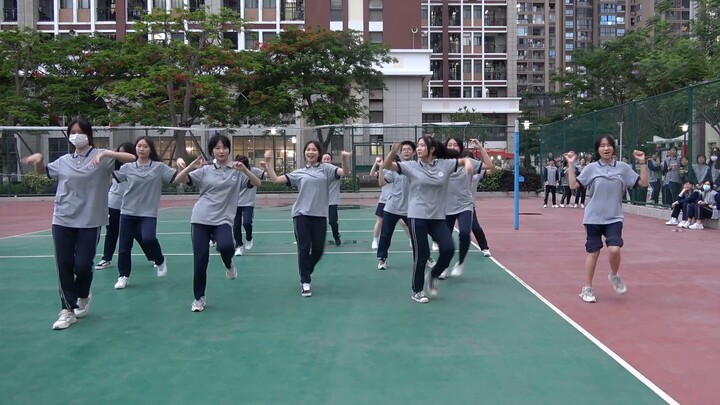 【D.E Street Dance Club】 رقص عشوائي من طلاب ثانوية مثيرة للحماس داخل الحرم المدرسي! مدرسة جيمي الثانو